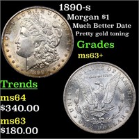 1890-s Morgan $1 Grades Select+ Unc