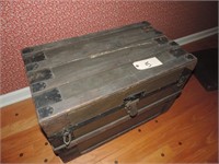 Old wooden trunk
