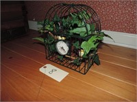 Bird Cage Clock