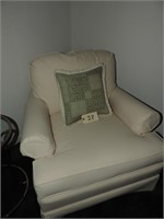Upholstered Chair w/ pillow