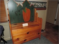Wooden Welcome Bench
