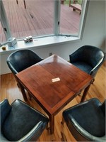 Wood Table & 4 chairs
