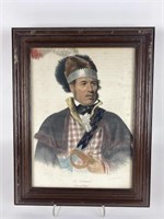 C.B. King Lithograph Creek Chief Mc Intosh