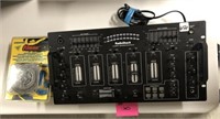 USB Channel Mixer with Effects, Speakers