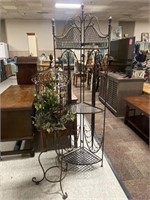 Corner Shelf & Decorative Bird Cage