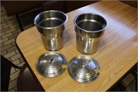 2 - Stainless Steel Pots w/ Lids