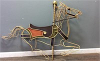 METAL ART HORSE CAROUSEL