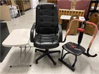 Computer Chair, Table & Ab Doer Exerciser