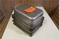 6 - Stainless Steel 4” Drop Pans