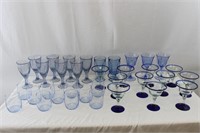Blue Glass Drinkware