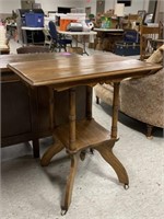 Antique Side Table on Castors