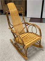 Cabin Hickory Amish Rocking Chair