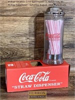 Coca-Cola Straw Dispenser w/Straws