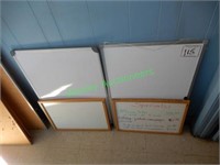 (4) Dry Erase Boards in Group