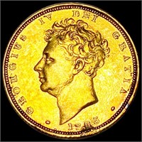 1825 Great Britain Gold Sovereign UNCIRCULATED