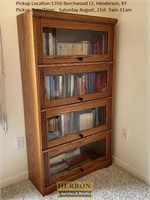 Oak 4 Section Barrister's Bookcase