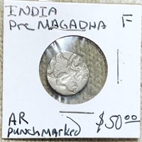 No Date India Pre-Magadha Coin NICELY CIRC