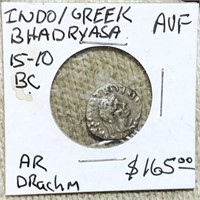 15-10BC Indo Greek Bhadryasa NICELY CIRC