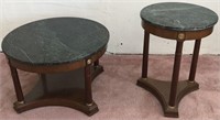 Marble Top Coffee and End Table