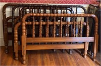 4 Antique Wood Bed Sets