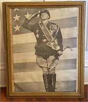 Framed Picture of George Patton