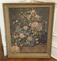 Large Framed Floral Print