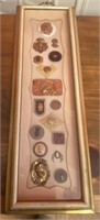 Framed Buttons & Cameos