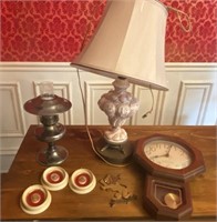 Clock, Lamps & Wall DŽcor
