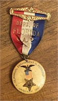 1897 G.A.R. Florida Ribbon & Medallion