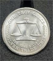One Troy Ounce Silver Round,