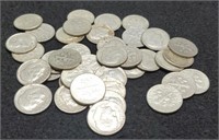 40 Silver Roosevelt Dimes