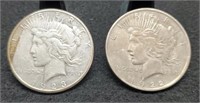 1922 & 1923-S Peace Silver Dollar