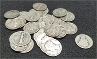 29 Mercury Silver Dimes