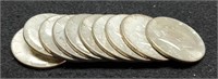10- 40% Silver Kennedy Half Dollars