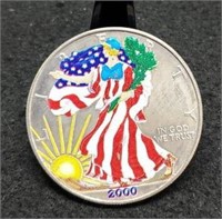 2000 Silver Eagle, Color Enhanced Walking;