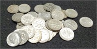40 Silver Roosevelt Dimes