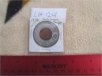 1976 Salesman Token BiCentennial penny