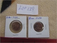 2 -2005 Bison Nickels