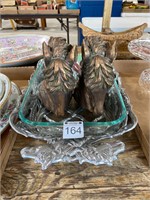 Horse Head Bookends, Baking Dish