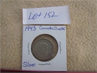 1943 Canadian Quarter Silver
