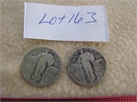 1926 & 1927 Liberty 1/4 Dollar