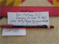 Don McMeen A.C. Gregory Sd pen