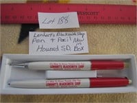 Lenhardt Blacksmith Shop Pen pencil set New Howard