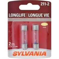 (2) Sylvania 211-2 Long Life Mini Bulbs, Yellow