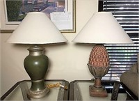 Acorn Table Lamp with Shade & Other