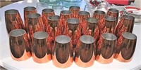 Modern Copper Colored Glass Vases