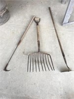 Vintge Seed Fork ~ Hoe & Cutter