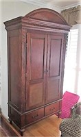 Media Armoire with Lower Drawers