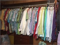 Large Assortment of Shirts and Pants