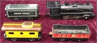 Lot of Vintage Toy Train Cars/Engine